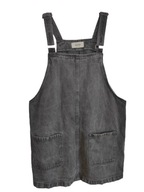 DENIM VINTAGE SUKIENKA JEANSOWA OGRODNICZKA 44