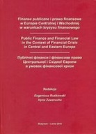 Finanse publiczne i prawo finansowe w Europie...