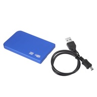 USB 2.0 2,5-calowy dysk twardy SSD HDD Obudowa zewnętrzna w kolorze niebieskim