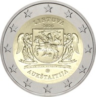 Litva 2 EUR 2020 - Región Aukštaitija