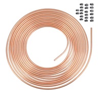 Rézcső fékvezetékekhez, tekercs 10m + 20db M10x1 3Ccc végződés