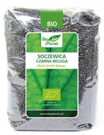 SOCZEWICA CZARNA BELUGA BIO 1 kg - BIO PLANET BIO PLANET - seria ZIELONA