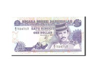 Banknot, BRUNEI, 1 Ringgit, 1989, Undated, KM:13a,