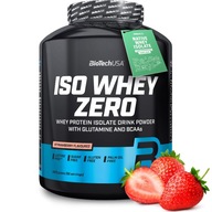 BIOTECH ISO WHEY ZERO 2270g WPI IZOLÁT JAHODA