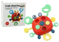 Senzorický krab Interaktívna vzdelávacia hračka pre deti Hryzátko