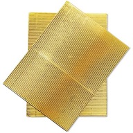 Kartón A4 vlnitý metallic zlatý 5ks