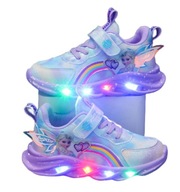 Detská športová obuv Elsa LED svietiaca R.22-37