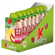 KUBUŚ Baby Mus Deser BUDYŃ Jabłko Banan 9 x 100g