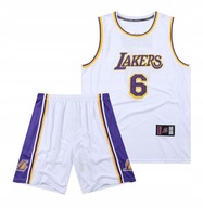 Strój do koszykówki Lakers nr 6,3XL,S