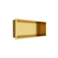 BALNEO WALL-BOX ONE Gold Vstavaná polica z nehrdzavejúcej ocele zlatá 45x20x10