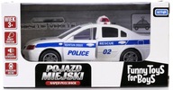 Pojazd Policja radiowóz z otwieranymi drzwiami