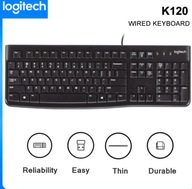 LOGITECH K120 KLAWIATURA przewodowa USB PC QWERTY + FRANCJA