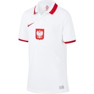 Koszulka dla dzieci Nike Polska Breathe Stadium JSY SS HOME biała CD1050 10