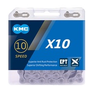 Reťaz KMC X10 EPT 10rz 114 strieborný box