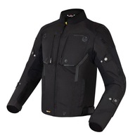 REBELHORN Borg tekstylna kurtka motocyklowa czarna