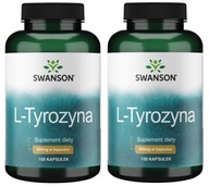 Swanson L-Tyrozín 500mg Koncentrácia Mozog Úsilie