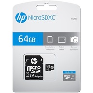 Karta pamięci HP 64GB SDU64GBXC10HP-EF micro-SD SDXC CL10 +adapter SD