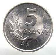 POLSKA 5 GROSZY 1962, MENNICZA