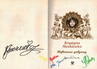 HAFTOWANE GAŁGANY - KRYSTYNA SIENKIEWICZ + AUTOGRAF