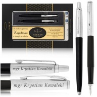 AJÁNDÉK SZETT PARKER JOTTER GRAVÍROZÁSSAL TÖLTŐTOLL+TOLL+DEDIKÁLÁS