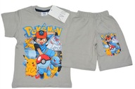 Komplet 92-98 2-3 Pokémon Pikachu blúzka krátke šortky 2 dielov bavlna