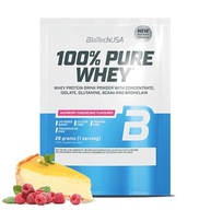 BioTech USA 100% Pure Whey 28g raspberry cheesecake