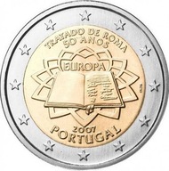 2 euro 2007 50. výročie Rímskej zmluvy (Portugalsko) Mincovňa (UNC)