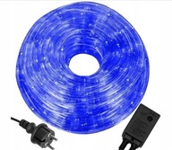 WĄŻ ŚWIETLNY LAMPKI NIEBIESKI LED 20 30 50 M Metrów BLUE ZEWNĘTRZNY