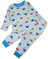 Pyžamo BABY SHARK dlhý rukáv detské chlapčenské pyžamo 116