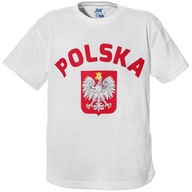 T-SHIRT DZIECIĘCY koszulka JHK 5-6 POLSKA WH 116