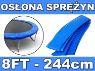 Kołnierz ochronny na sprężyny SkyRamiz Niebieski do trampoliny 244cm/8FT