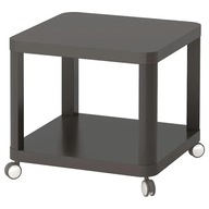 IKEA TINGBY Konferenčný stolík na kolieskach, sivý, 50x50 cm