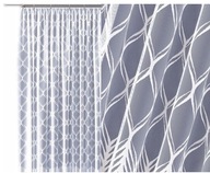 Žakárová záclona vzor 618d441 v. 250cm biela (z nosníka) SALE