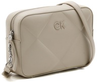 CALVIN KLEIN QUILT CAMERA BAG K60K611891 beż