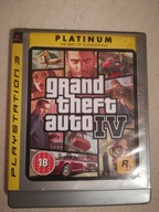 Grand Theft Auto GTA IV PLATINUM - PS3 - Komplet