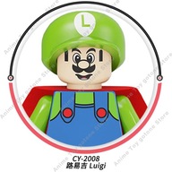 Super Bros Mario Building Blocks Luigi mini Action toy Figures Building