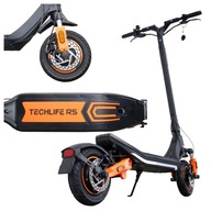 ВЕЛИКИЙ ЕЛЕКТРИЧНИЙ САМОКАТ З ДОВГОЮ ПЛАТФОРМОЮ ЗАПАС ХОДУ 60 КМ TECHLIFE R5