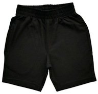 Krátke šortky Chlapčenské tenké šortky s vreckami čierne GAMET 98