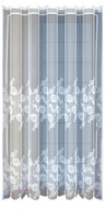 Záclona hotová žakárová klasická s páskou vzor 250x200 cm biela