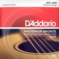 Struny D'Addario EJ17 pre akustickú gitaru