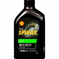 OLEJ SHELL 80W90 1L SPIRAX S3 AX / GL5 / MINERALNY / 235.6 / MAN 342 TYP M2