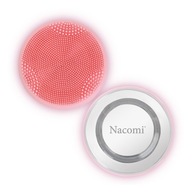 Nacomi Omi Facial Massager and Cleansing Brush 3-in-1 kefka na tvár Ružová