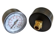 Axiálny manometer pre kompresor 1/4" 12bar 50mm