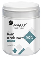 Aliness Kwas NIKOTYNOWY NIACYNA Flush B3 Metabolizm energetyczny Zmęczenie