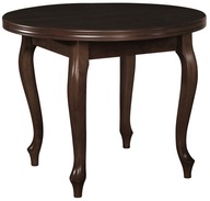 Stôl rozkladací 100/140cm Karol 1 okrúhly dub- prírodná drevo doska 5cm