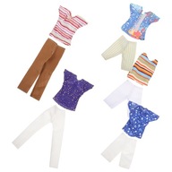 Oblečenie pre bábiky Doplnok Chlapčenské košele Fashion 5 sád