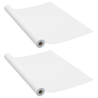 Okleiny meblowe samoprzylepne, 2 szt., białe, 500x90 cm, PVC