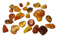 BURSZTYN BAŁTYCKI 24 SZT. 53 g jantar naturalny bryłka bryłki zestaw amber