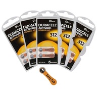 DURACELL 30x Baterie Słuchowe 312 PR41 347 ZINCair