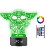 Lampka Nocna 3D LED Star Wars Baby Yoda Prezent